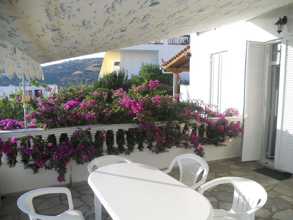 Aegean Sea View Villa Batsi  Bagian luar foto