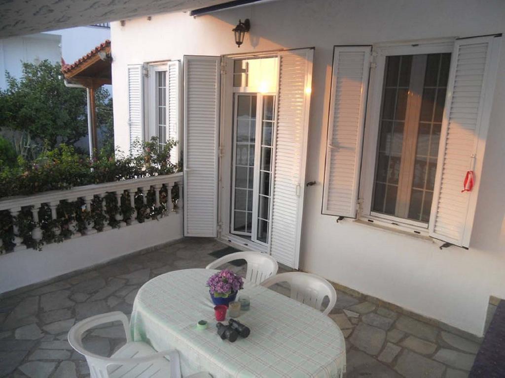 Aegean Sea View Villa Batsi  Bagian luar foto