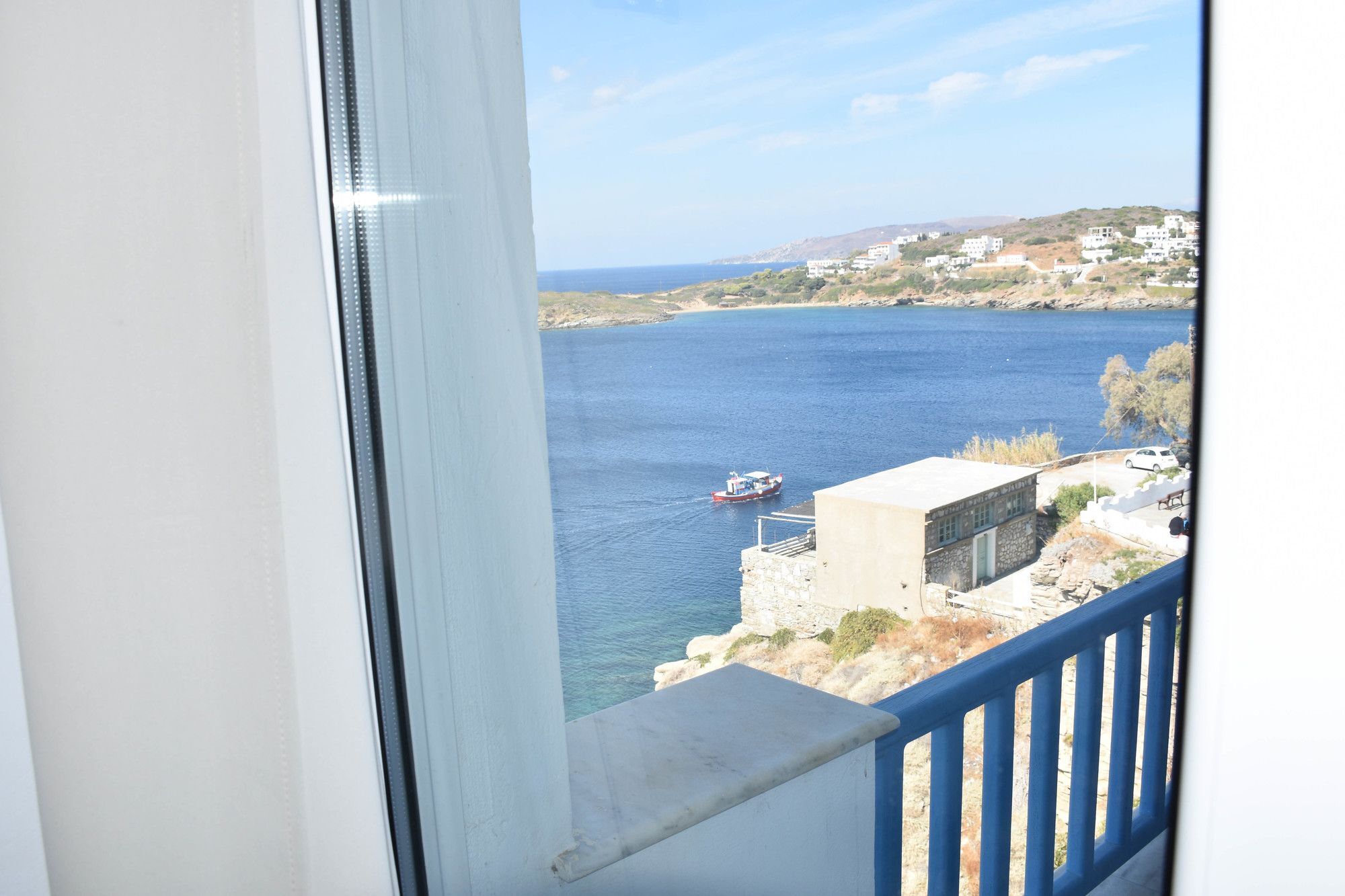 Aegean Sea View Villa Batsi  Bagian luar foto
