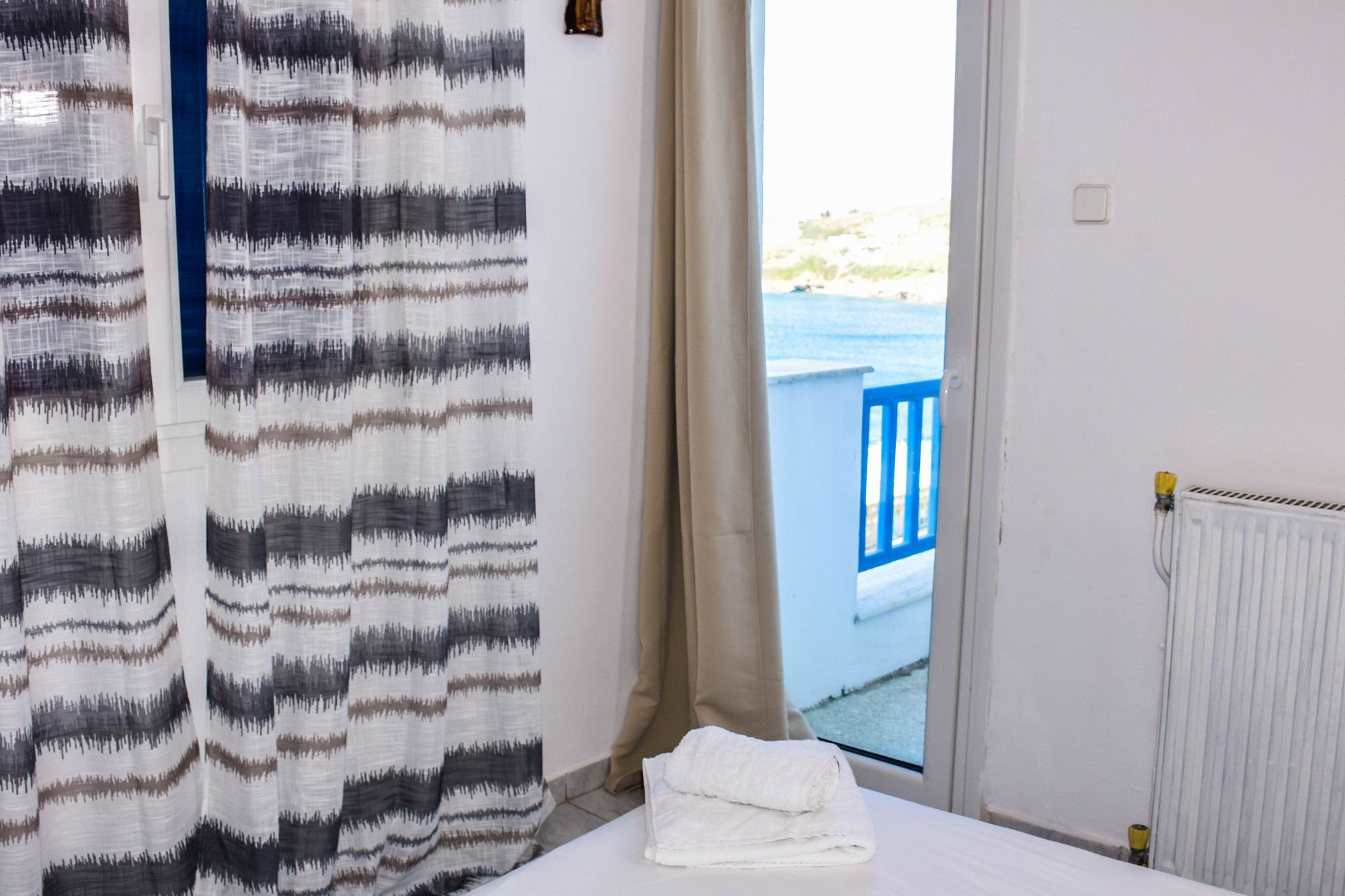 Aegean Sea View Villa Batsi  Bagian luar foto