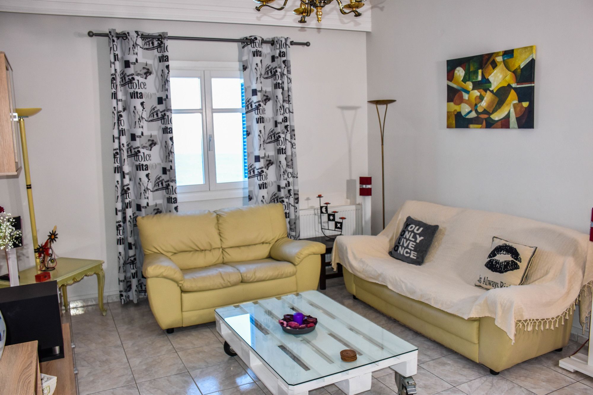 Aegean Sea View Villa Batsi  Bagian luar foto