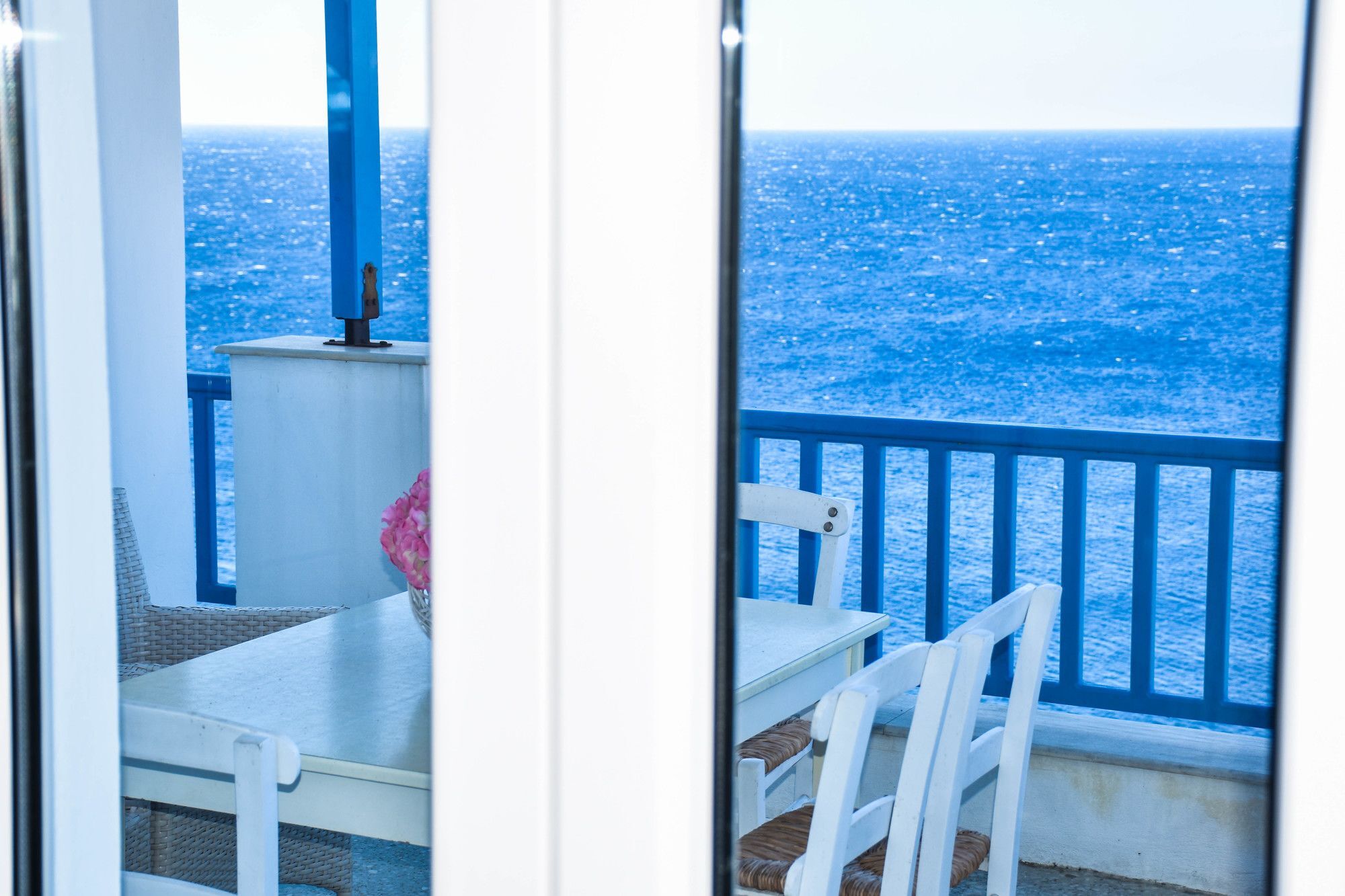 Aegean Sea View Villa Batsi  Bagian luar foto