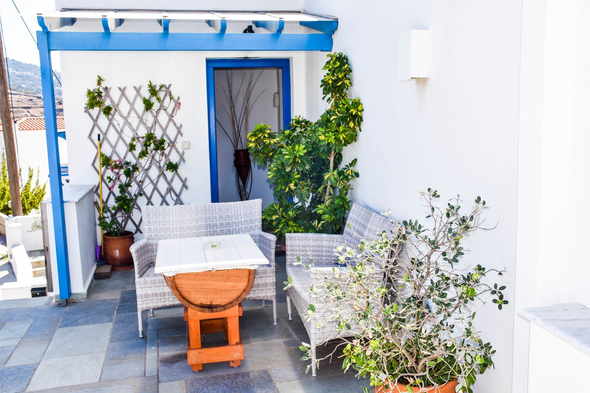 Aegean Sea View Villa Batsi  Bagian luar foto