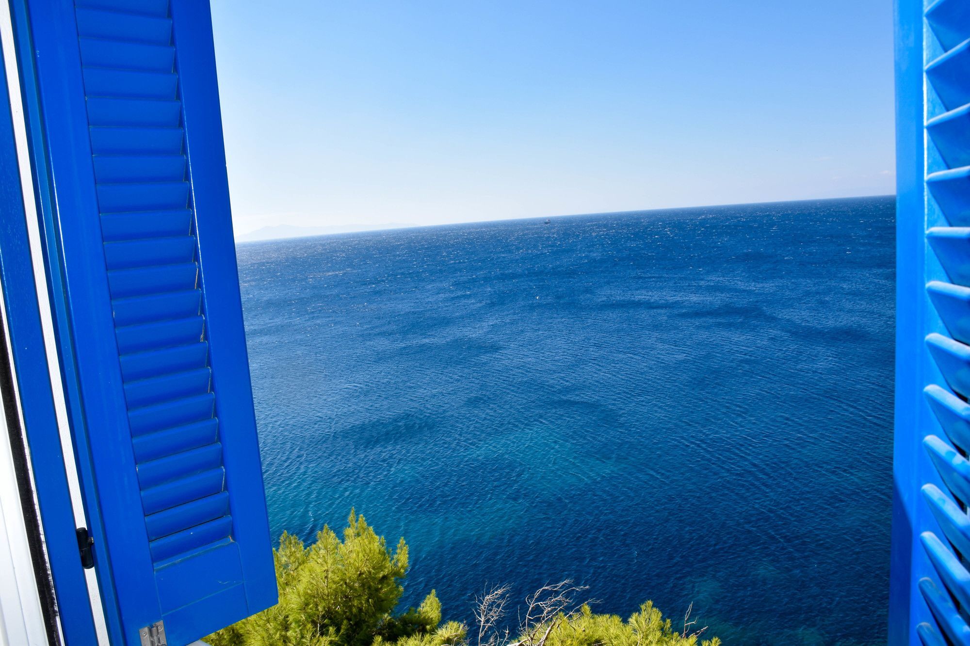 Aegean Sea View Villa Batsi  Bagian luar foto
